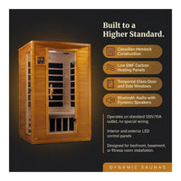 Andora 2-Person Low EMF FAR Infrared Sauna, Canadian Hemlock — Results & Stats