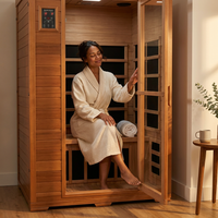 Andora 2-Person Low EMF FAR Infrared Sauna, Canadian Hemlock — Lifestyle